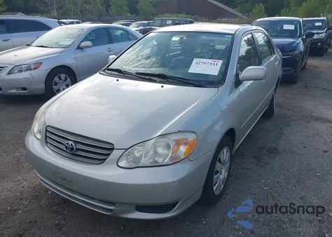 2004 Toyota Corolla Le z USA, uszkodzony, nr VIN 2T1BR38E14C258944